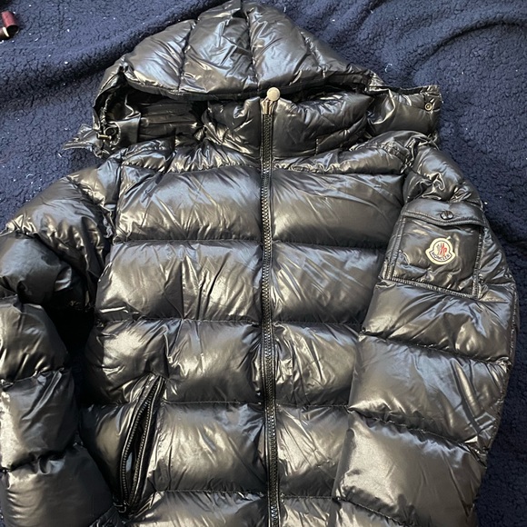 Black Moncler Maya Jacket - Picture 1 of 7